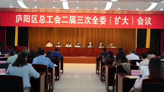 合肥市庐阳区总工会二届三次全委（扩大）会议召开