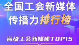 上海、浙江、广东位列前三！新一期全国省级工会新媒体传播力TOP15出炉