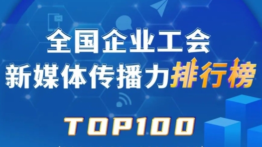 富士康、顺丰、中国铁建位列前三！新一期全国企业工会新媒体传播力TOP100出炉