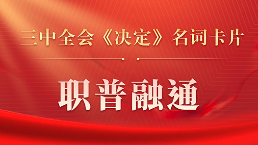 三中全会《决定》名词卡片天天学：职普融通