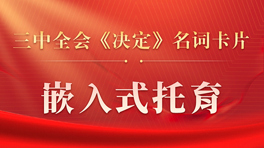 三中全会《决定》名词卡片天天学：嵌入式托育