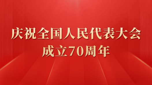 庆祝全国人民代表大会成立70周年